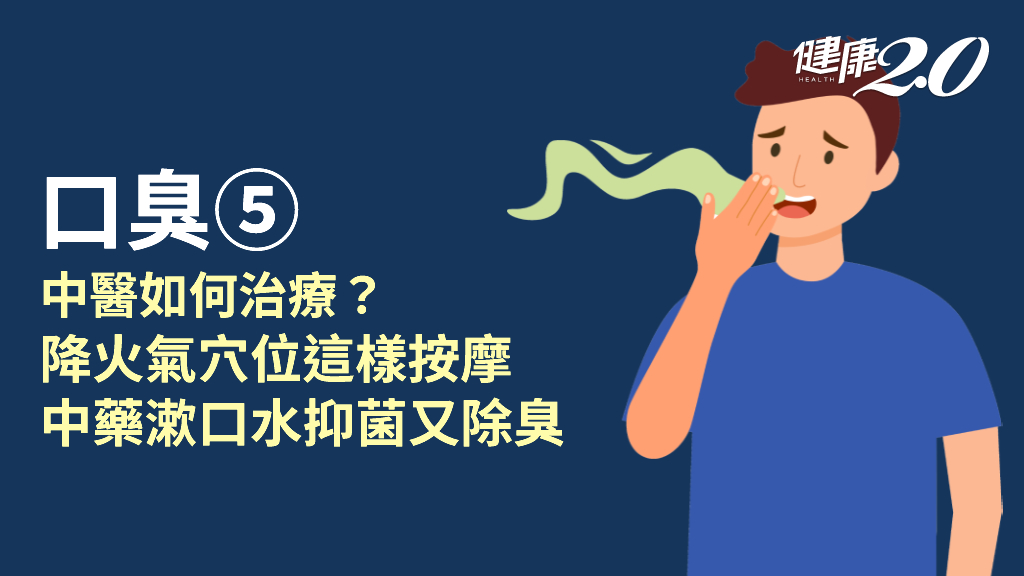 口臭／中醫治療口臭分4體質！按摩6穴位降火氣 1招快速消除口臭