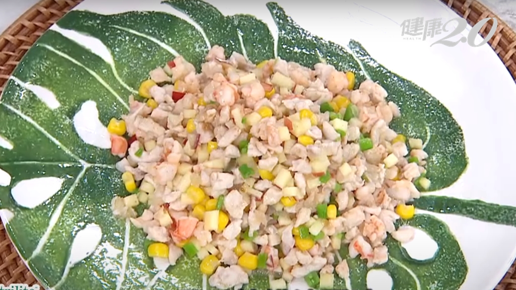 蘋果雞米雙鮮／天然果酸入菜 助保護靈魂之窗！葉黃素、維生素C一次補充