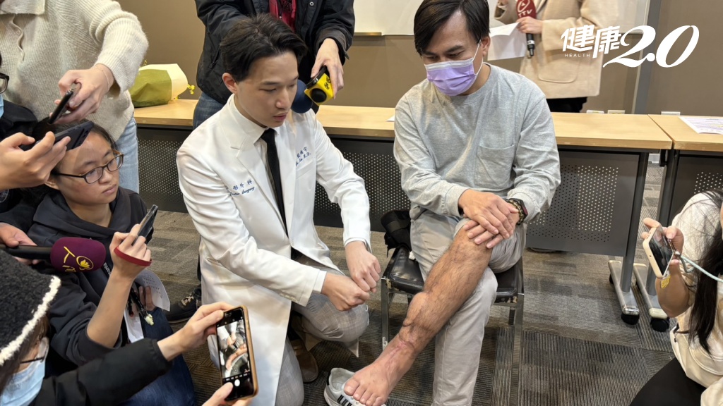 潛水教練救學生小腿遭截斷，水中勇敢自救 基隆長庚成功接回、恢復活動功能