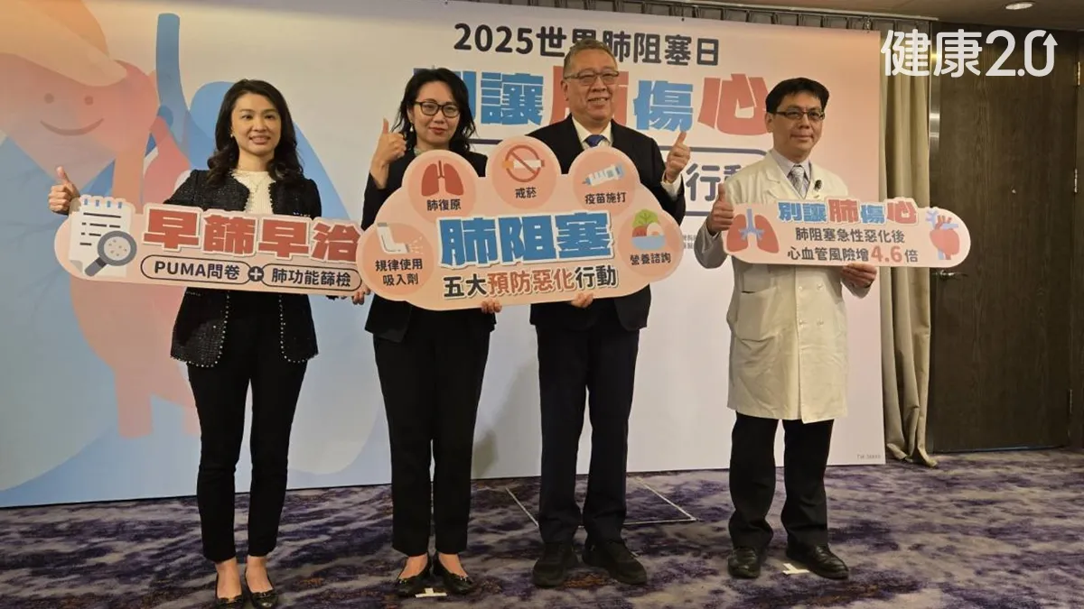 COPD「心肺雙殺」！心肌梗塞、中風暴增4至6倍 健保署2026年新制曝光