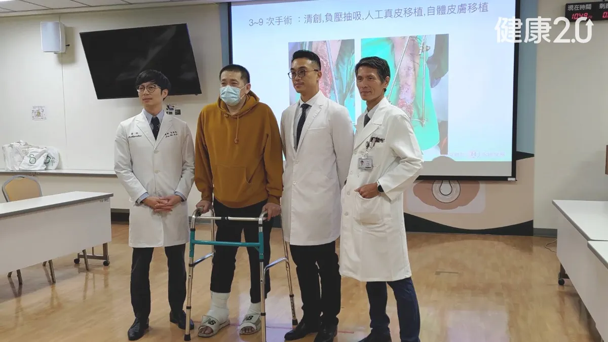 國道嚴重車禍駕駛雙腿險夾斷 新光醫院用新療法免截肢