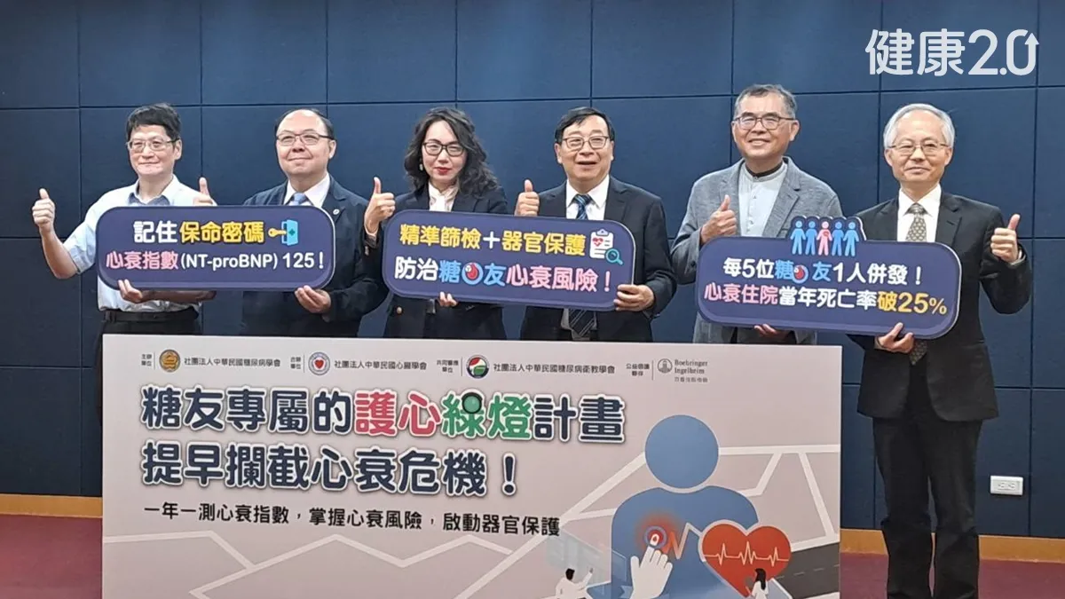 糖友心衰竭風險高84％！醫籲每年驗「心衰指數」晚了死亡率達25％